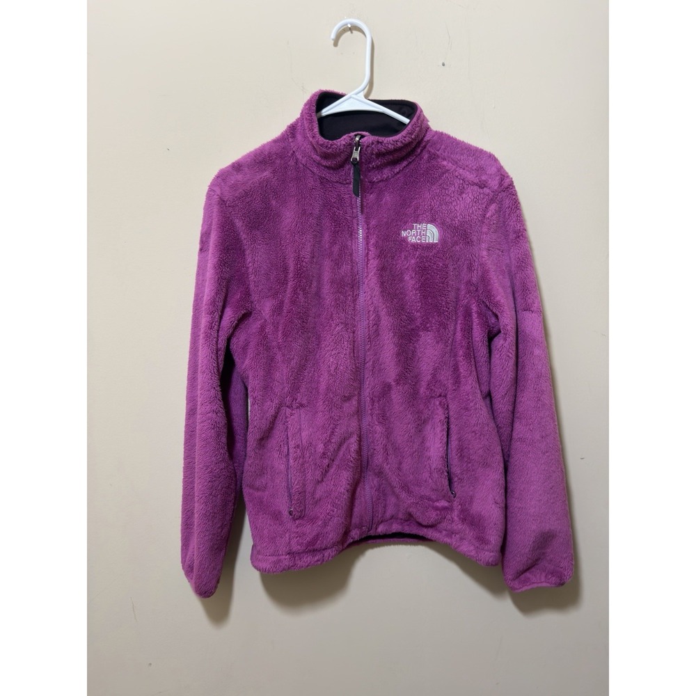 The North Face Women's M Purple Osito Fleece Jacket Full Zip Soft Plush